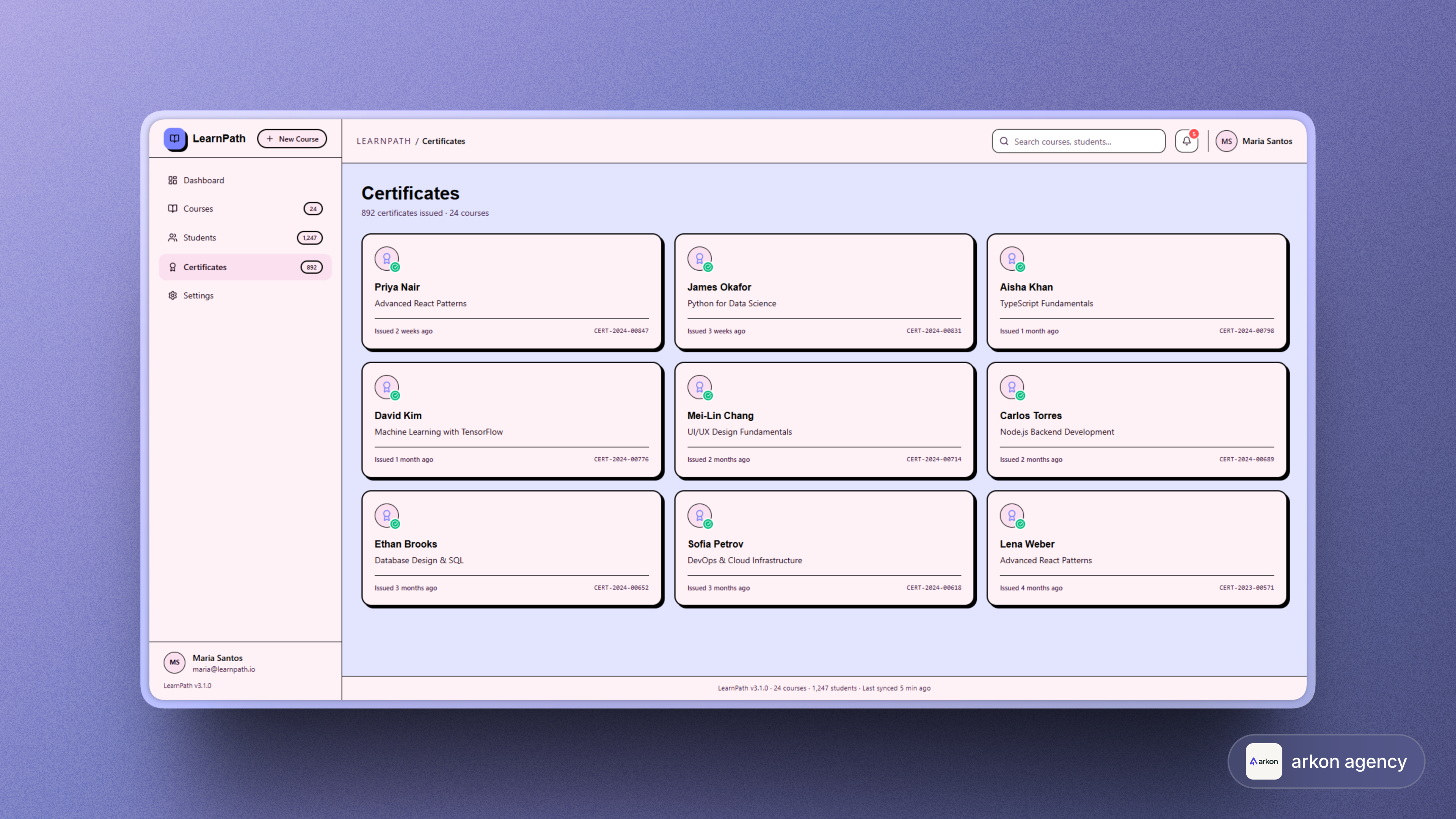 LearnPath | Online Course & Certification Platform interface screenshot 3